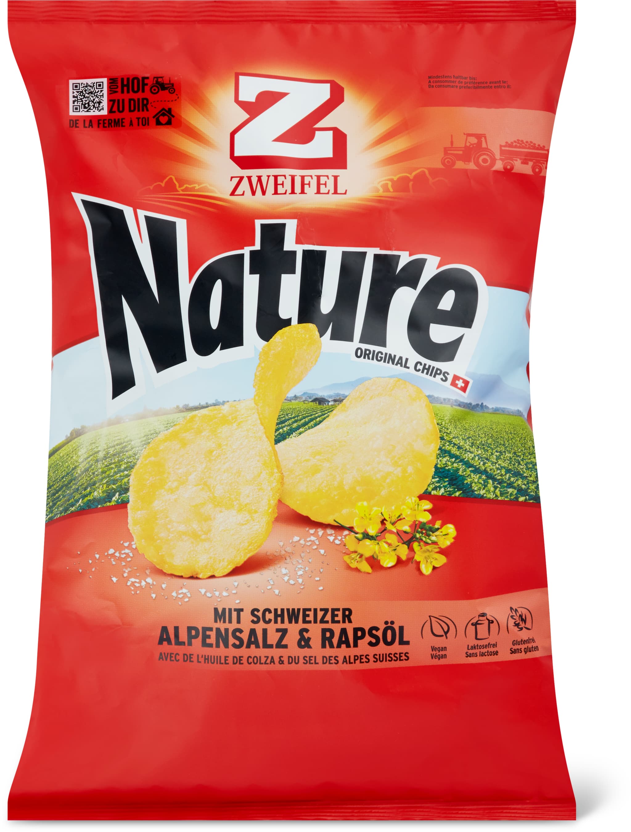 Zweifel Original Chips al naturale 280g